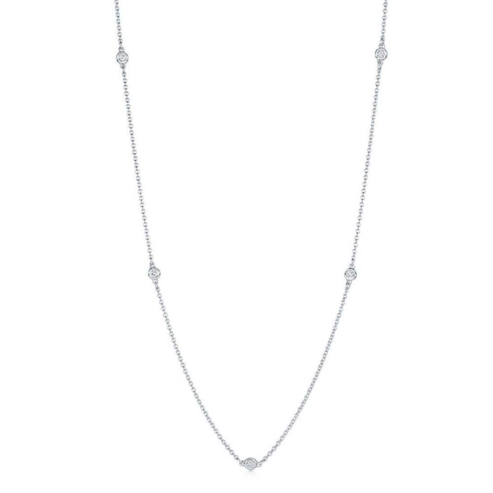 Tiffany & CO Diamonds By the Yard Necklace - Picture 1 of 8